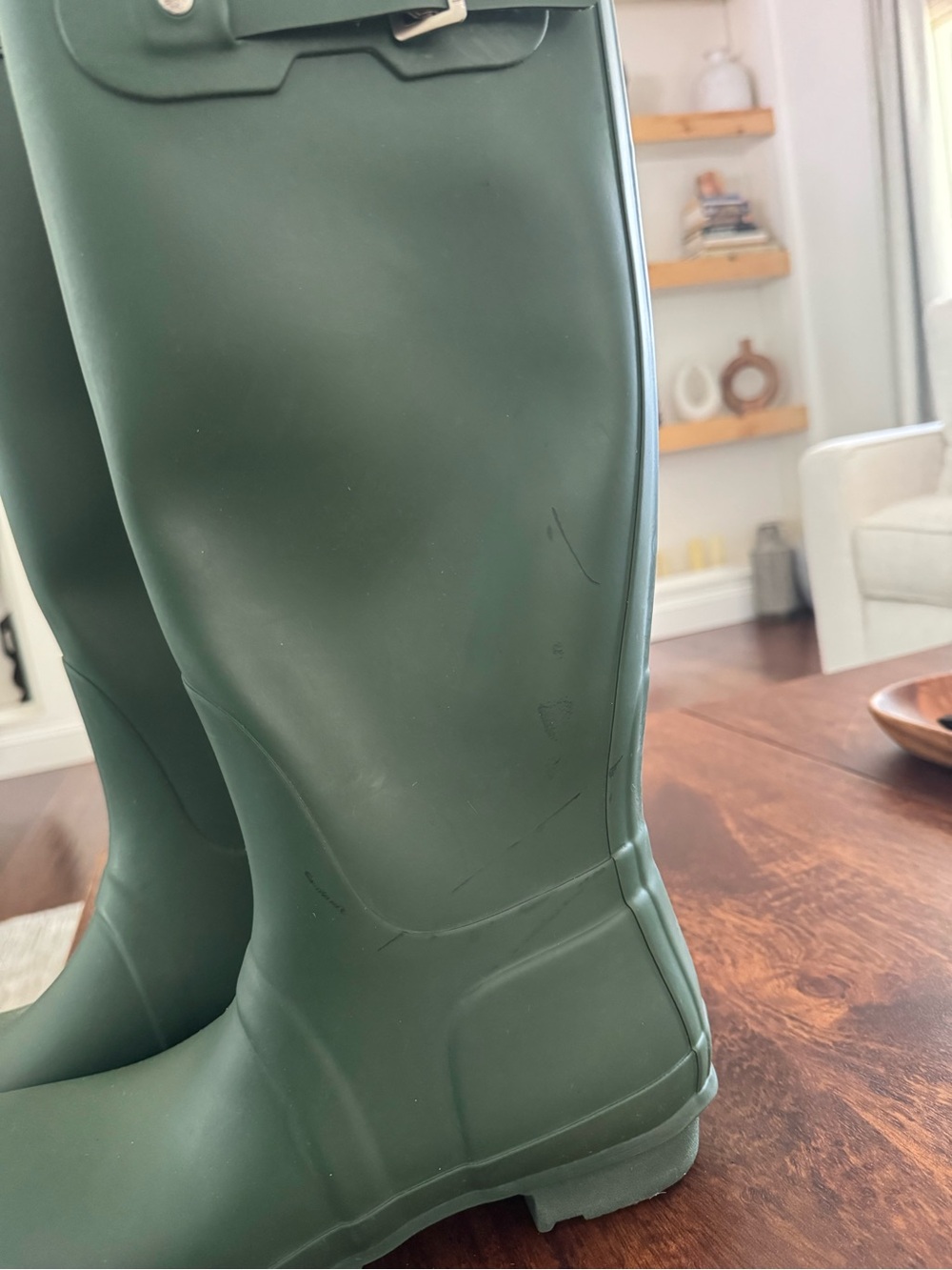 HUNTER TALL rain boots HUNTER GREEN - Picture 4 of 7